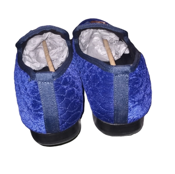 STACY ADAMS mens royal blue slip on loafers - Picture 10 of 10